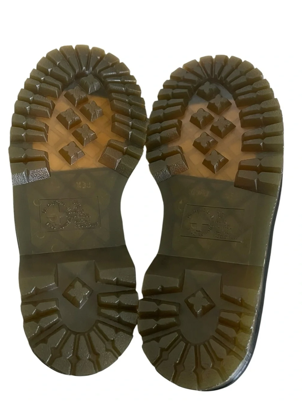 Dr. Martens brown platform